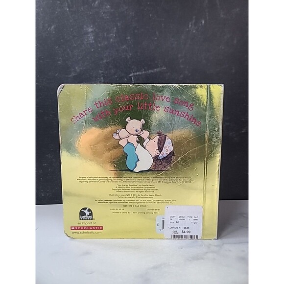 You Are My Sunshine by Jimmie Davis (2011, Children's Board Books) - Picture 8 of 10